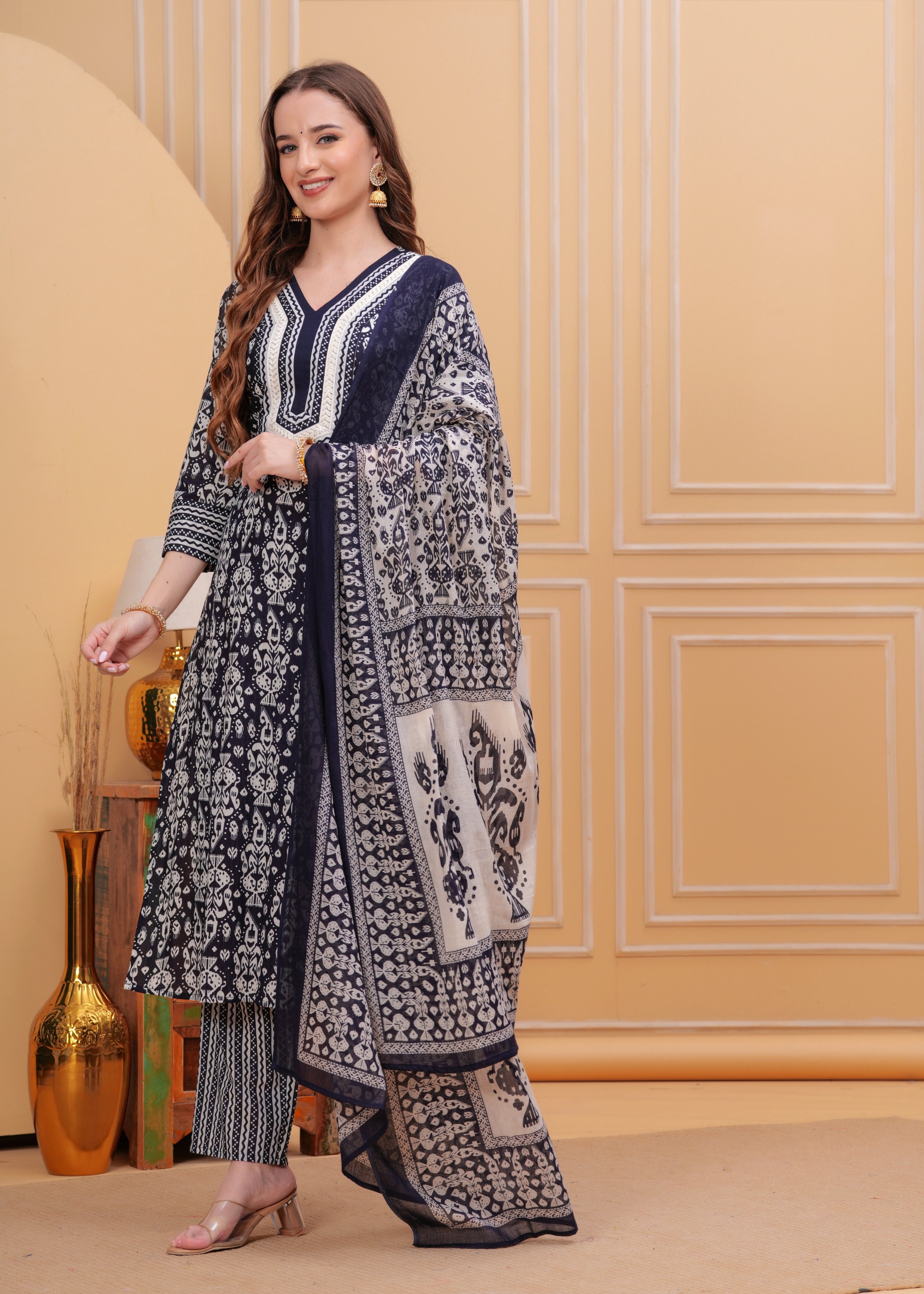 Straight Fit Kurta Set
