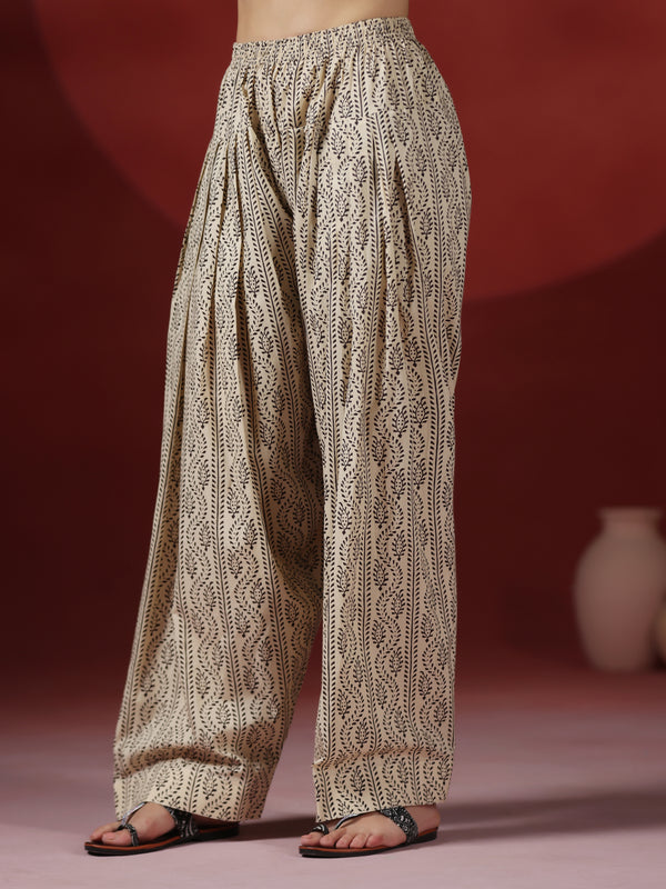 Brick Pure Cotton Solid Boat Neck Sleeveless Hip Length Straight Kurta Farshi Salwar Set