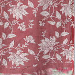 Blush Pink Pure Cotton Embroidered Round Neck Straight Kurta, Pant & Dupatta Set For Women Mizaz Jaipur