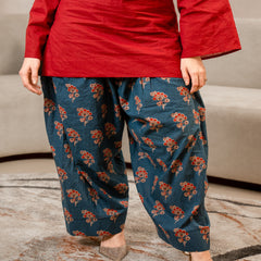 (Pre-order) Maroon Pure Cotton Solid Square Neck Full Sleeves Hip Length Straight Kurta Farshi Salwar Set